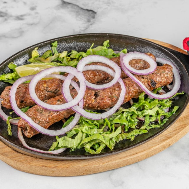 Beef Seekh Kabab (2 Skewers).