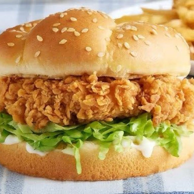 Zinger Burger.