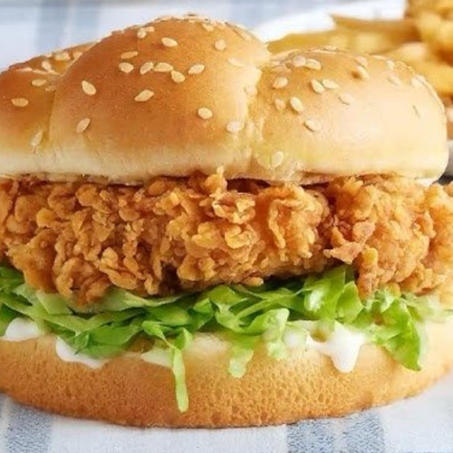 Spicy Zinger Burger.