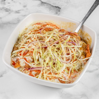 Aaloo Samosa Chaat